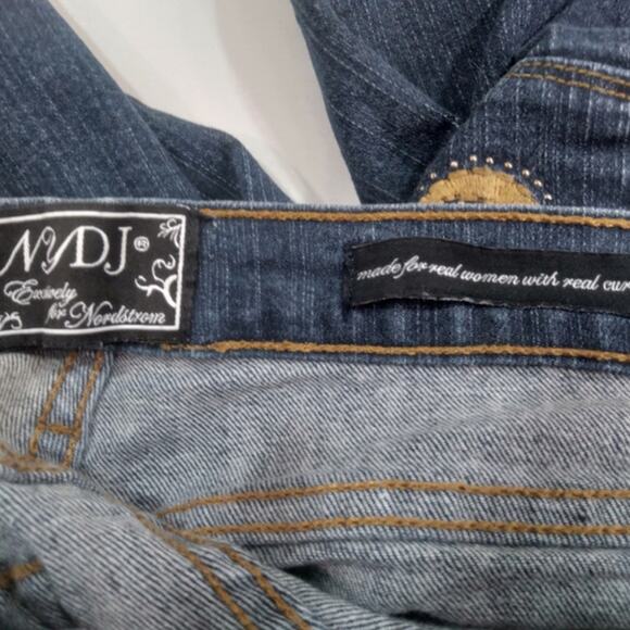 J111 EUC NYDJ High Rise Bootcut Jeans size 4 - Picture 5 of 9